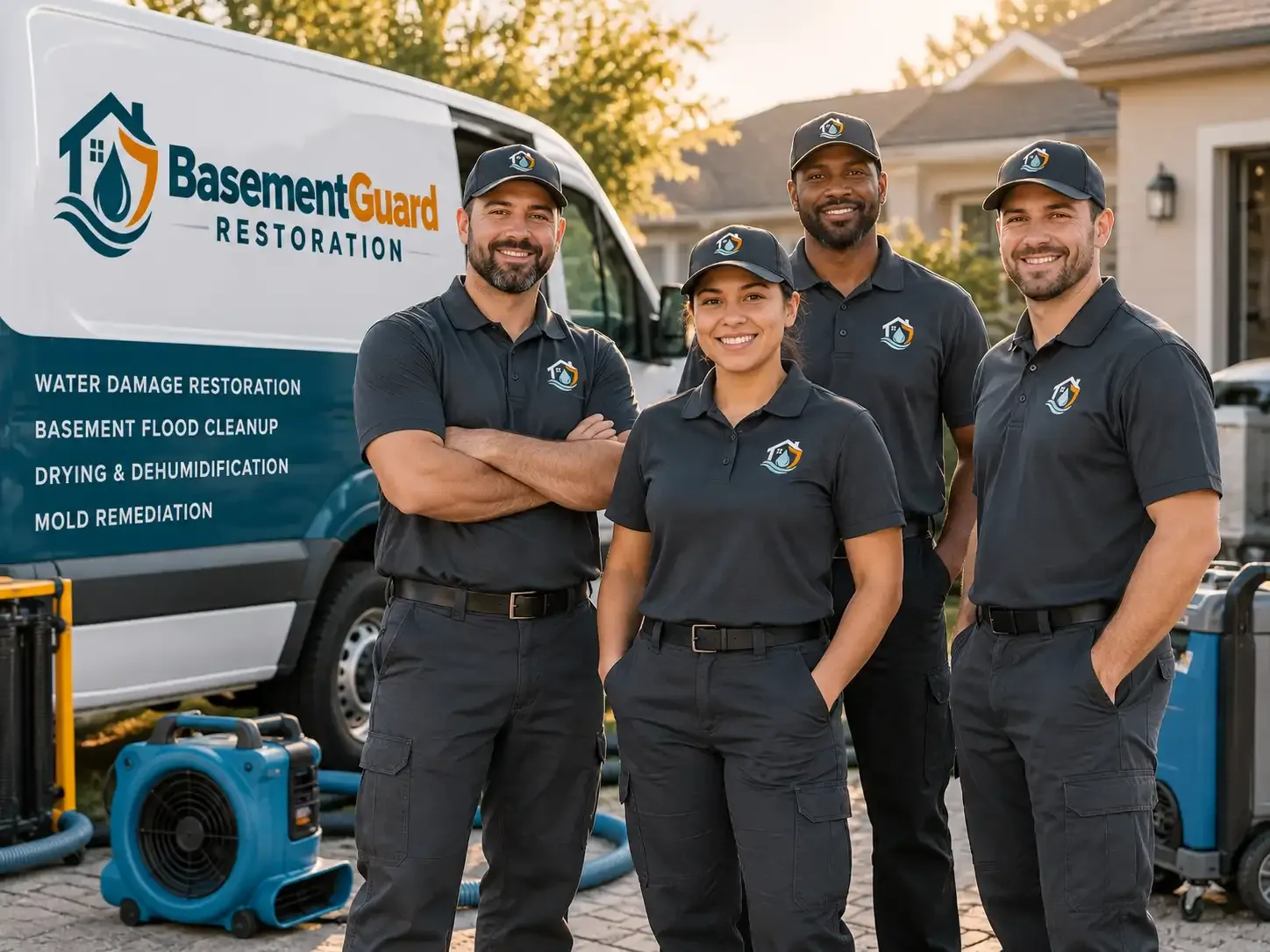 Basement Water Damage Restoration company in Moffett, OK